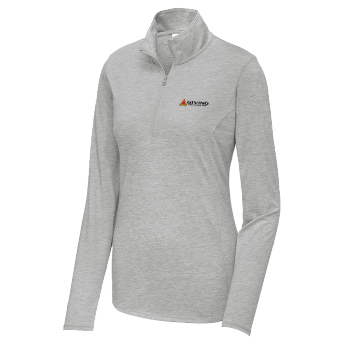 Sport-Tek ® Ladies PosiCharge ® Tri-Blend Wicking 1/4-Zip Pullover